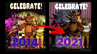 Five Nights at Freddy's 2 Celebrate Poster (remake) : r/fivenightsatfreddys