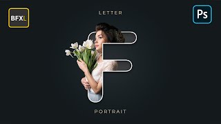 Portrait Design in Photoshop | Letter F Tutorial | Tutorial for beginners