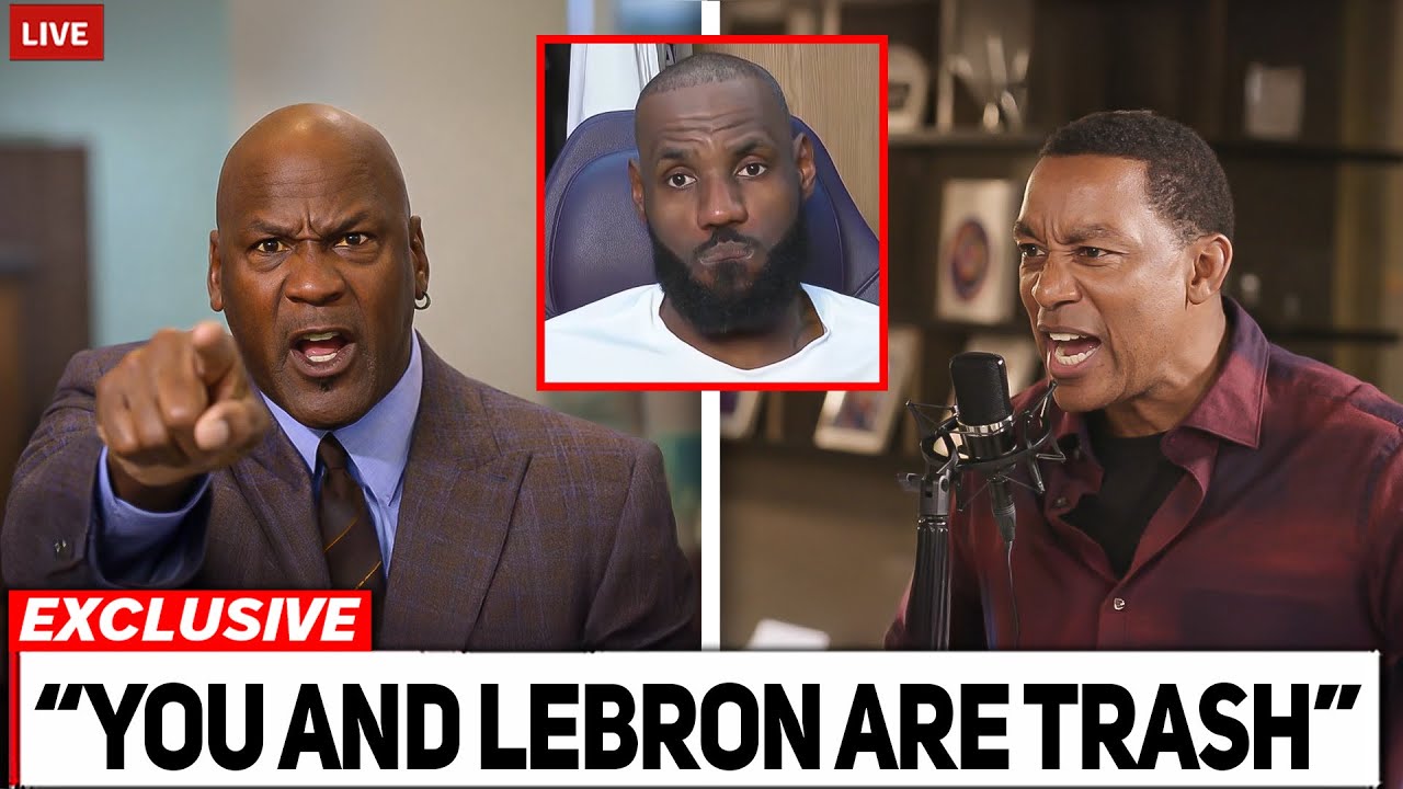 Michael Jordan GOES OFF On Live TV After Isiah Crosses The Line!