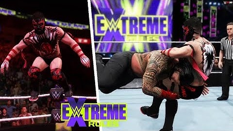 WWE 2K20 SIMULATION: Roman Reigns vs Demon Finn Balor | Extreme Rules 2021 Highlights