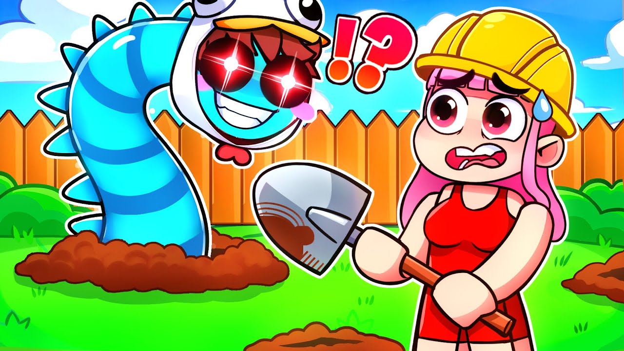 J'ai CREUSÉ toute la TERRE de MON JARDIN sur Roblox !