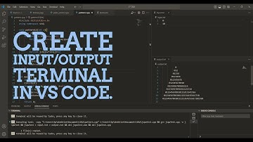 How to Create Input and Output terminals in VS code | For DSA/Competitive Programming| Coding