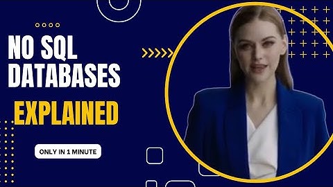 What is NoSQL Database | Introduction to NoSQL . NoSQL Explained in 1 minute !!
