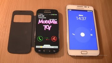 Incoming call & Outgoing call at the Same Time   Samsung Galaxy Note 1  Android 7+S4 Mini Lte Cover