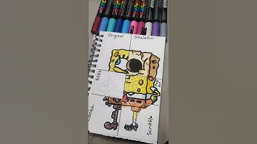 Drawing SpongeBob in 6 different Styles! Pt.5