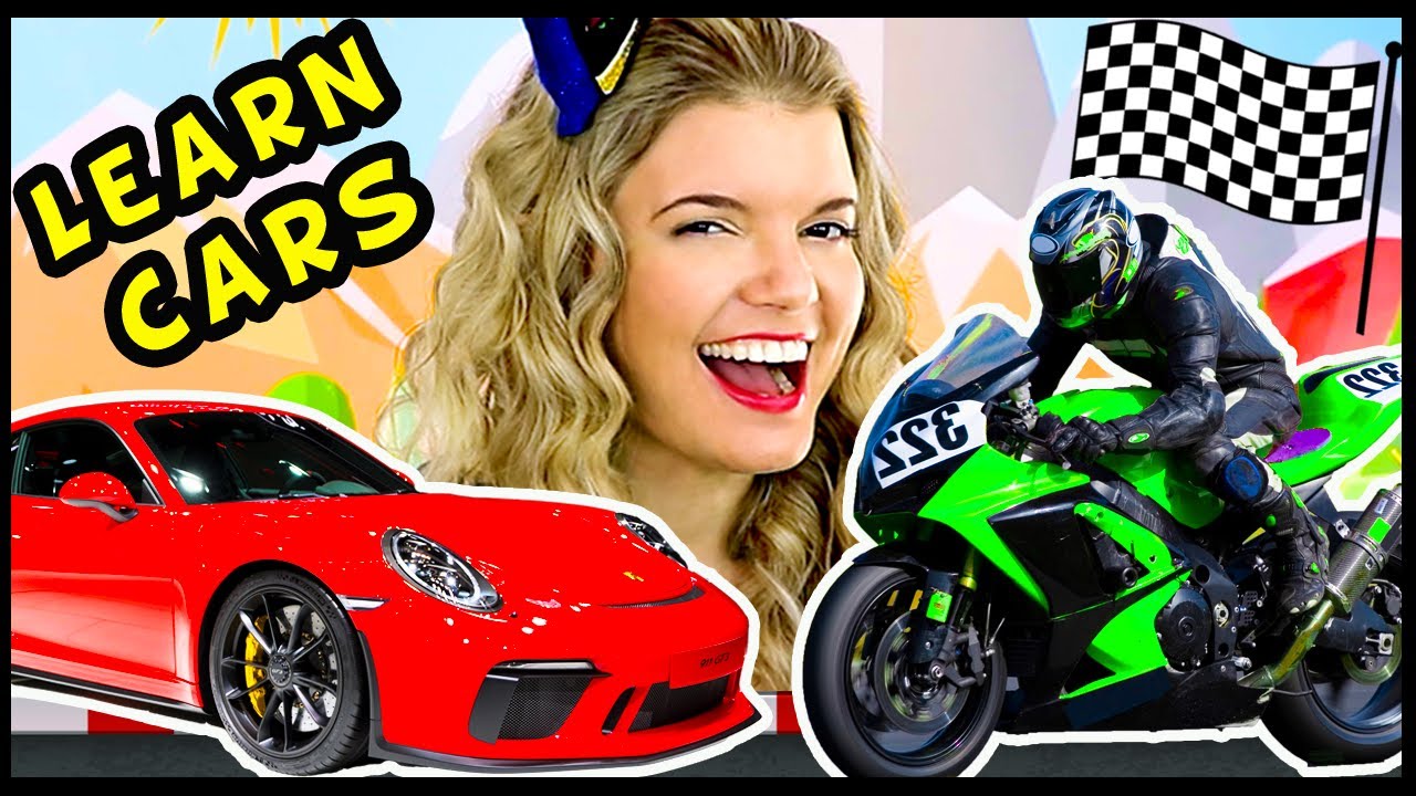 Learn Trucks, Motorcycles, Cars for Kids | Educational Video for Toddlers and Children with DiDi