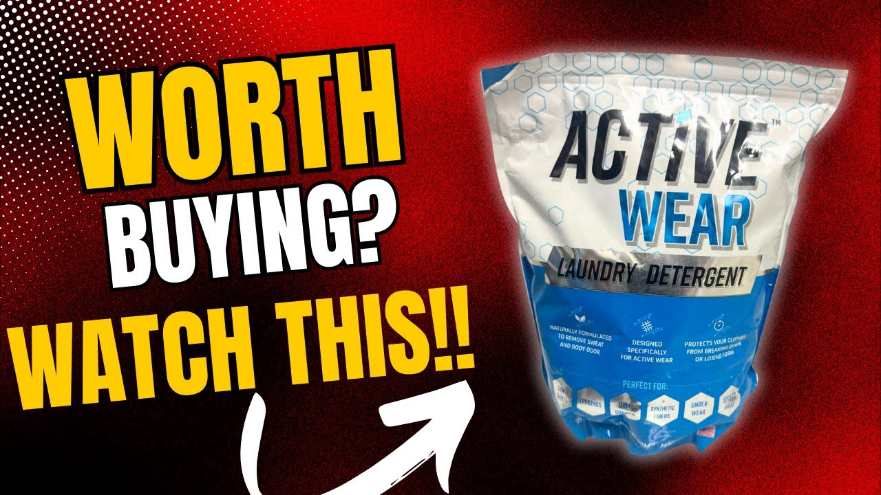 Review of Active Wear Laundry Detergent &amp; Soak - YouTube