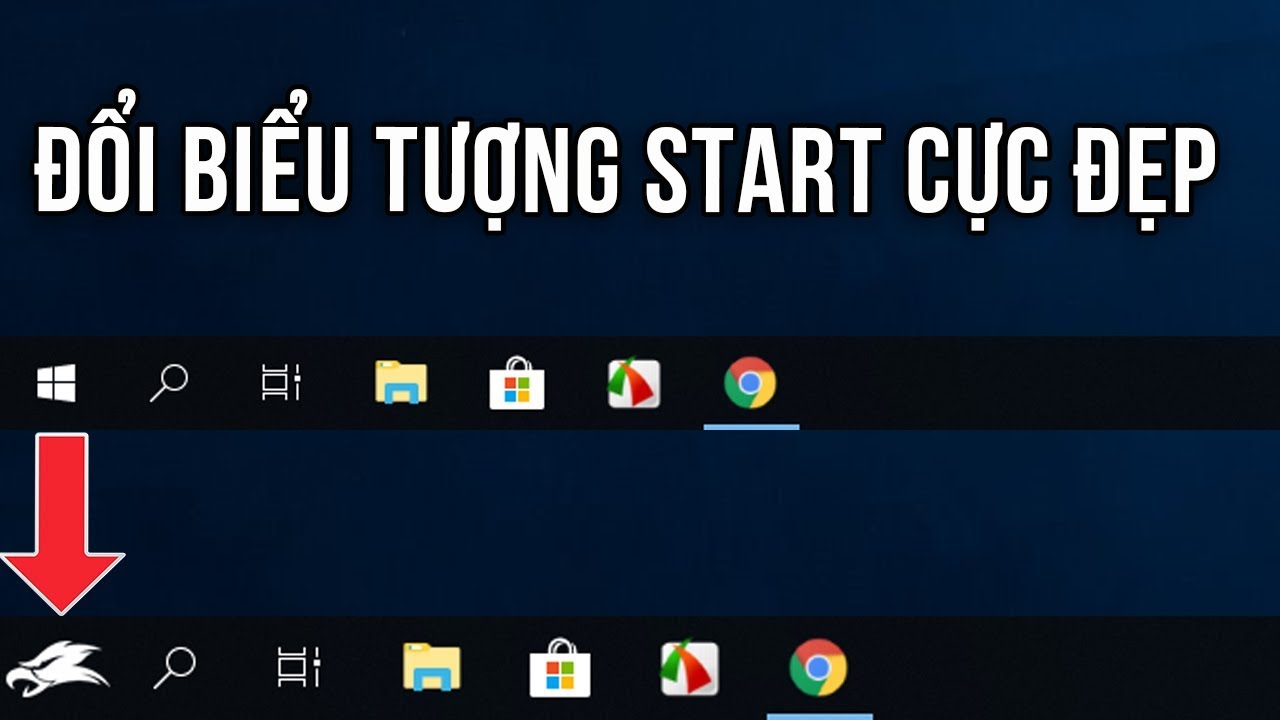 Hướng dẫn thay đổi nút Start  trên Windows 10 và windows 7