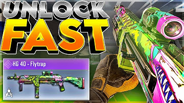 BEST FREE BLUEPRINT YET! How to Unlock the Free HG-40 Flytrap Fast in COD Mobile