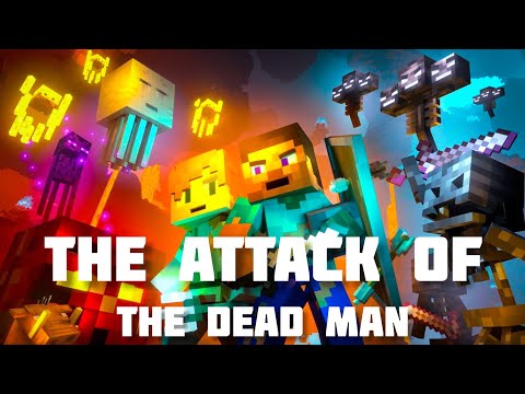 «THE ATTACK OF THE DEAD MAN»A MINECRAFT MUSIC VIDEO | (RUSSIAN SONG)(ПЕРЕВОД ОТ RADIO TAPOK)