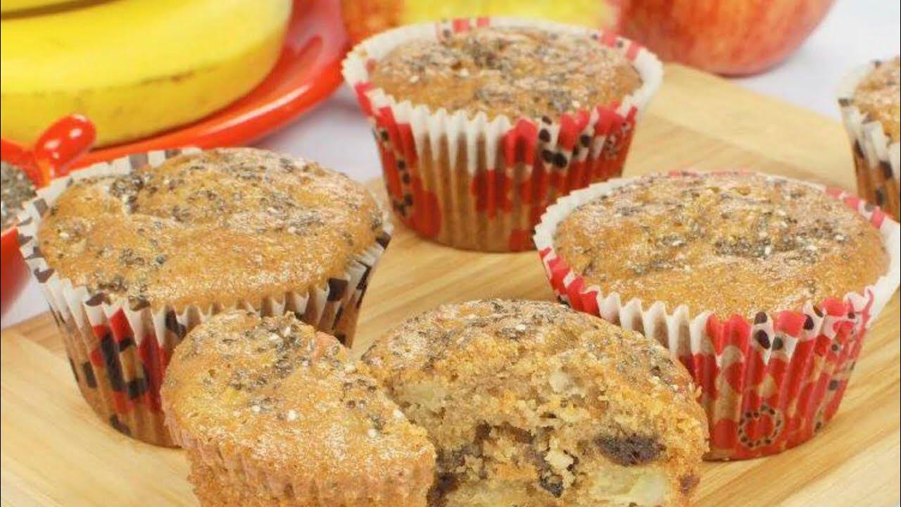 Muffin funcional de banana YouTube