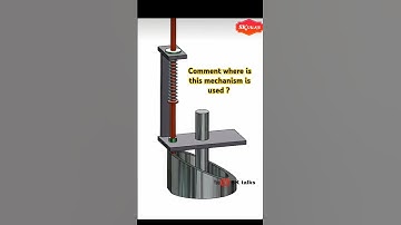 Comment where is this mechanism is used? #cad #pump#design #solidworks #engineering #autocad