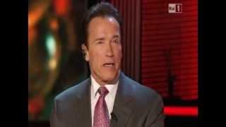 Intervista ad Arnold Schwarzenegger sulla RAI 1 a I MIGLIORI ANNI