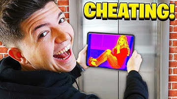 I Used Security Cameras To Cheat in Hide & Seek (Funny)