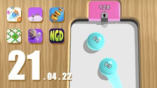 2048 Merge Balls, Sling Stretch, Match & Fit, Bomberboy.io, Pull the Rock | New Games Daily screenshot 3