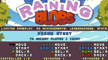 Raining Blobs - Game Review with Gameplay (2nd)