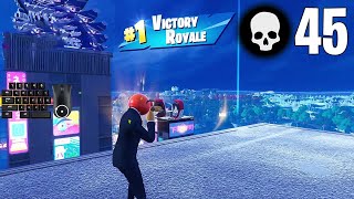 45 Elimination Solo vs Squads Gameplay Win (Fortnite Chapter 4 Season 3)