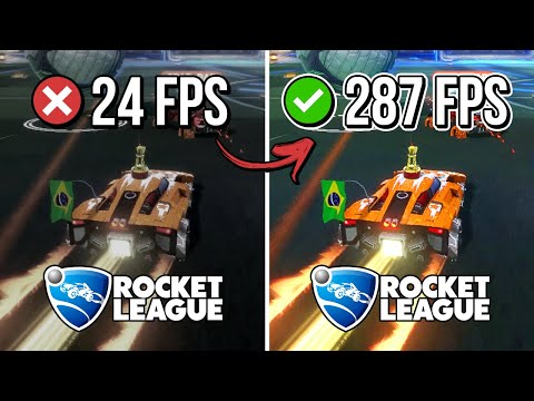 ? ROCKET LEAGUE: HOW TO BOOST FPS AND FIX FPS DROPS / STUTTER ? | Low-End PC ✔️