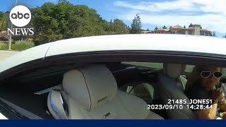 CHP body cam footage shows traffic stop involving Britney Spears
