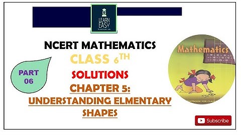 Chapter 5:Understanding elementary shapes|Ex 5.6|Class 6th|Maths Ncert Solutions|CBSE Based learning
