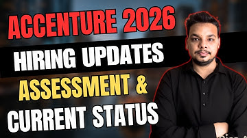 Accenture Hiring 2026 Update | Accenture Updated Pattern 2026 | Assessment Results , Cutoff , Update