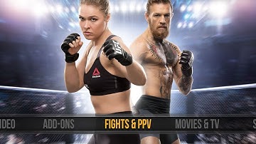 Boxing, UFC, WWE Network, Pay Per View Fights - Best Kodi Build for PPV
