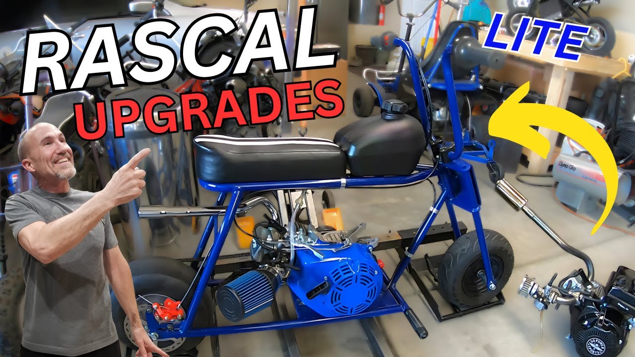 Mini bike upgrades and speed parts - YouTube