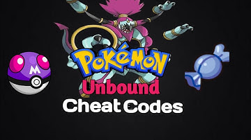 Pokemon Unbound Cheat Codes