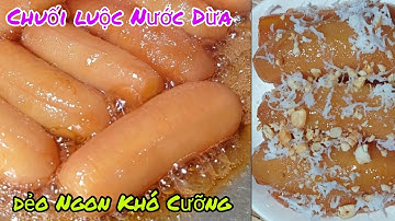 Cách Làm Chuối Luộc Nước Dừa Ngon Dẻo Thơm | Món Ăn Vặt Tại Nhà | @TashaTran