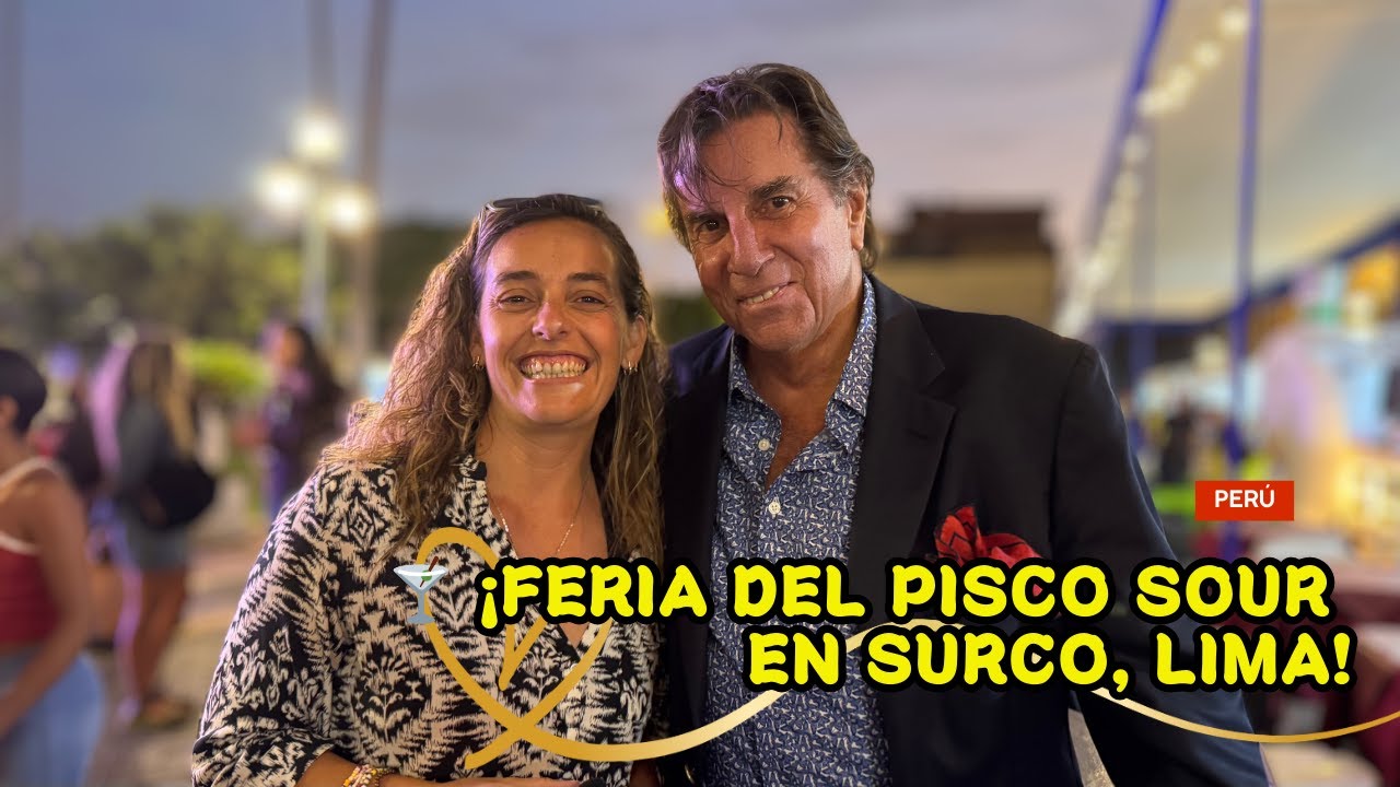 Visité el Día del Pisco Sour en Surco PERÚ y me encontré con Johnny Schuler 🍸🔥