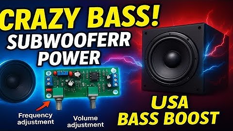 How to Use a Subwoofer Low Pass Filter Board | Easy 12V Bass Boost DIY"