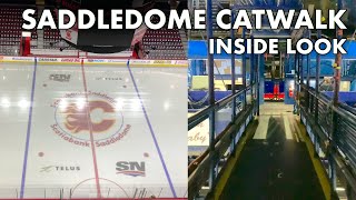 BTS Calgary Saddledome Catwalk to Broadcast Booths