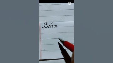 Soha - name in beautiful cursive handwriting | calligraphy handwriting style practice #shorts