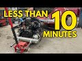 Remove a classic vw beetle engine in less than 10 minutes  the easy way