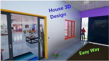 How to design House Exterior (Out side) 3D view in Twinmotion.   part-1.