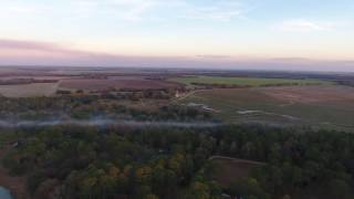 Sun setting over Seminole County, GA with Dji Phantom 4 drone