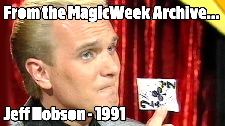 Jeff Hobson - Magician - Magic Comedy Hour - 1991