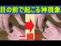 【種明かし】輪ゴムが指を一瞬で貫通する衝撃マジック【これはやばい】magic tricks