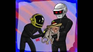 DAFT PUNK RUBS A MEXICAN MONKEY