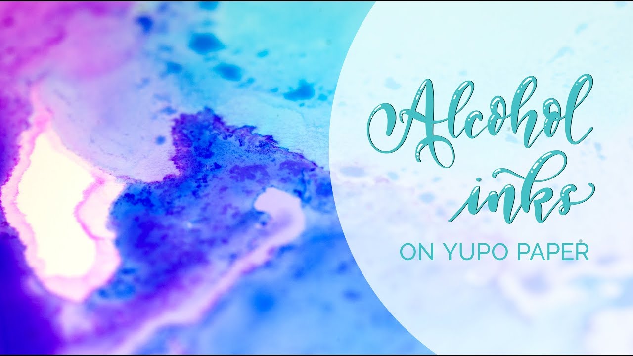 Handmade alcohol inks on Yupo paper, Mini tutorial by The Aloha Studios ...