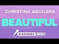 Christina Aguilera - Beautiful (Karaoke)