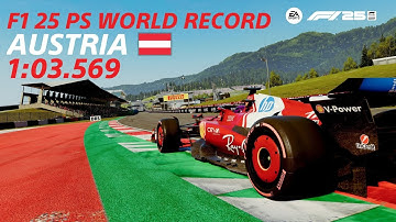 F1 25 AUSTRIA CONSOLE WORLD RECORD + SETUP 🇦🇹 (1:03.569) | KARL___24