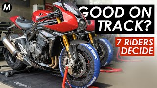 7 Riders Review The Triumph Speed Triple 1200 RR On Track!