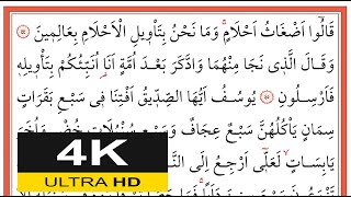 00358 Yûsuf Sûresi 44 - 52. Ayetler - Muhammed Eyyup - محمد أيوب - محمد أيوب - (Yavaş Okuma)