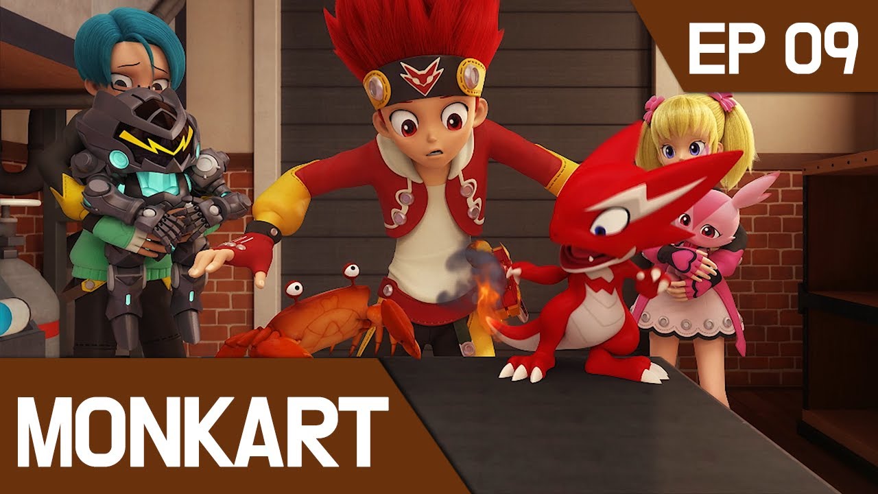 [Arabic language dub.] Monkart #09 - تهديد وشيك