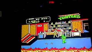 TMNT 2 The Arcade Game NES HSR