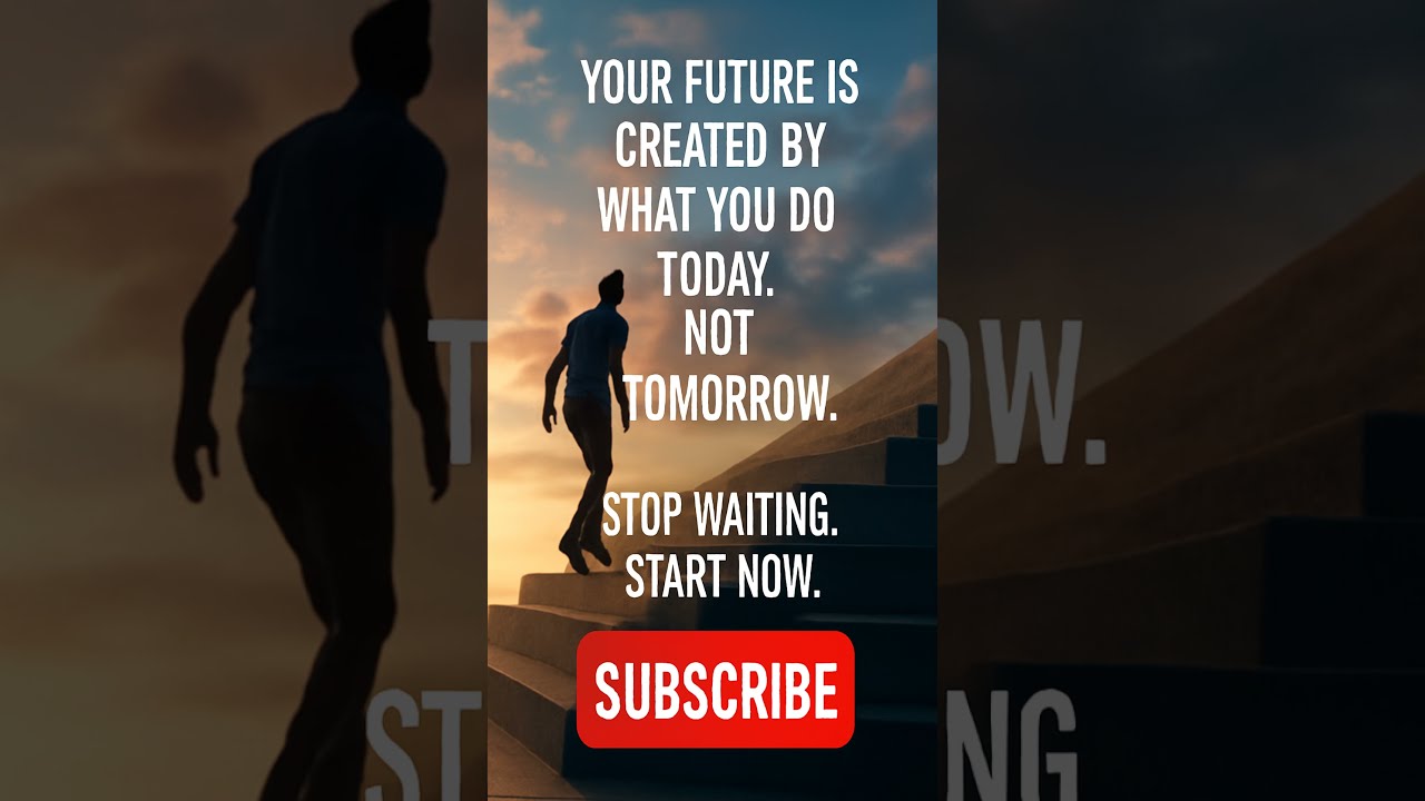  Needforus Your Future Starts Today Stop Waiting Start Now Motivational Video