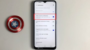 Wake screen for notifications on Vivo Y01 Android 11