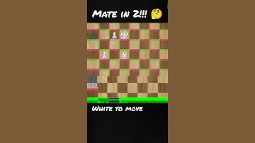 "Can you solve this Mate in 2 chess puzzle? 🧩♟️ Think fast! #ChessPuzzle #MateIn2 #ChessLovers"