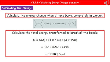 OCR Gateway A C3.2.3   Calculating Energy Changes Summary Higher Tier
